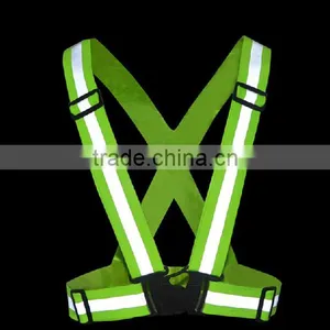 High Visible Elastic Adjustable Reflecting Safety Belt Motorcycle Safety Products thumbnail-3