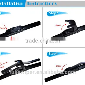 Automobiles & Motorcycles Universal Auto Soft Wiper Blade S850 for U-Hook Wiper Arms thumbnail-5