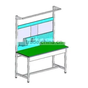 Light Duty Industrial Workbench Rear Panel MDF Top of Table thumbnail-1