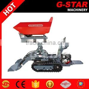 BY800 Mini Track Dumper for Sales Hydraulic Mini Dumper thumbnail-1