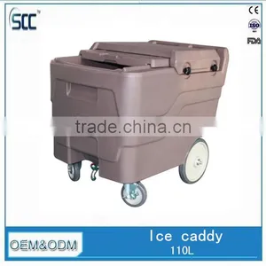 110L Plastic Ice Cool Carts, Ice Storage Carts for Cooling thumbnail-2