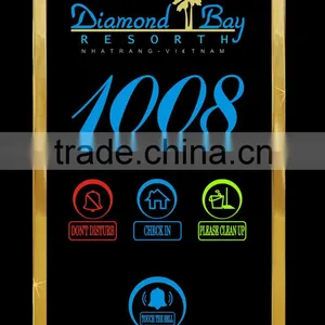 Combines Door Control Switch,Touch Door Bell Switch With LED Room Number Display. thumbnail-3