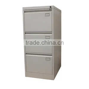 Office Vertical 3 Drawer Metal File Cabinet for Folders Supplier's Choice thumbnail-4