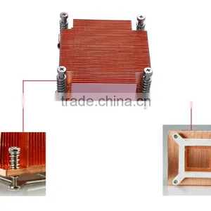 775 Passive CPU Cooling Fan/heatsink Skiving, Copper, Processor 87 x 83 x 23 thumbnail-1