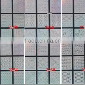 24 Style Nail Art Stamping Plate Nail Art Sticker Stencil Sticker Nail Art Sticker thumbnail-6
