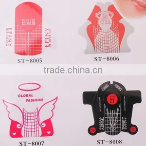 ST-8001-8036 Defferent New Designs Nail Art Tips Extension Forms Nail Nail Form YiWu thumbnail-2