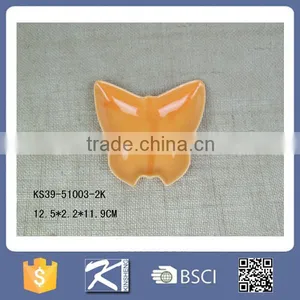 Kinsheng Butterfly Shape Beautiful Colorful Ceramic Plates Wholesale thumbnail-4