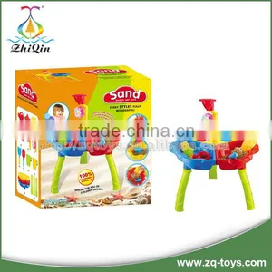Colorful Sand and Water Play Table Beach Tool Set Summer Toys for Children thumbnail-1