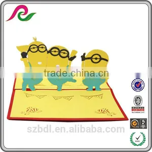 Laser Cutting Children Gift 3D Pop Greeting Card thumbnail-3