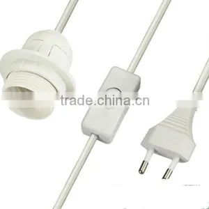 Euro Type Salt Lamp Power Cord With E27 Lamp Holder thumbnail-1