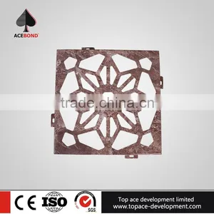 Technology is Good 300*600mm Carved Wood Ceiling Panels Used for Kitchen thumbnail-3