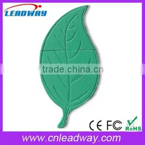 Wooden Leaf Shaped USB 2.0 Flash Drive 64MB-64GB thumbnail-6
