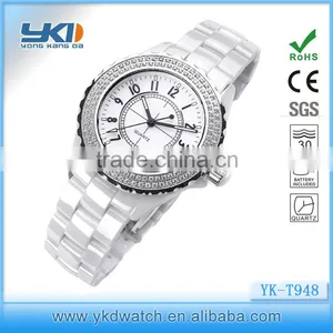 Hot!!! Fashion Diamond Stone Ceramic Watches ,trend Diamond Stone Ceramic Watches Factory thumbnail-1