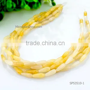 2016 New Fashion DIY Waterdrop String Natural Marble Beads for Necklace Making thumbnail-6