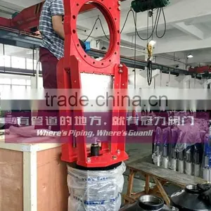 Soft Seat Pneumatic Slurry Knife Gate Valve thumbnail-3