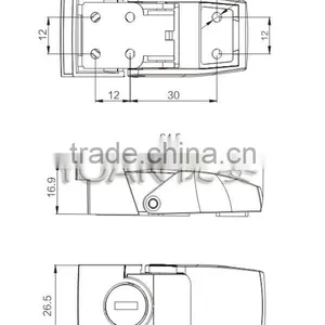The Safety Zinc-alloy Body Stainless Bracket Hasp Lock thumbnail-2