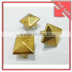 Brass Handbag Pyramid Rivets,clothing Rivets.rivets for Belt thumbnail-1