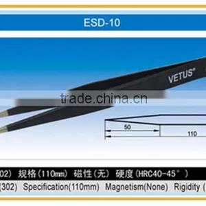 Electronic ESD Safe Straight Tweezers thumbnail-3