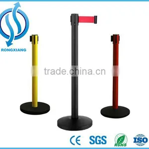Double Tape Used Fence Retractable Belt Barrier thumbnail-3