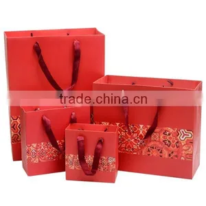 China Ethnic Red Paper Gift Bag thumbnail-1