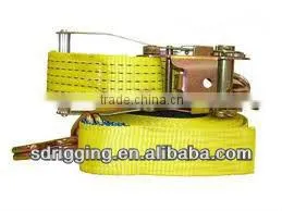 1.5" 35mm Ratchet Tie Down Cargo Lashing Strap thumbnail-1