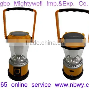 5 PHi8 LED Solar Camping Lantern With Built-in Power Bank Mobile Phone Charger thumbnail-1