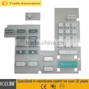 Custom Silicone Rubber Tactile Membrane Silk Printing Flexible Silicone Key Button thumbnail-1
