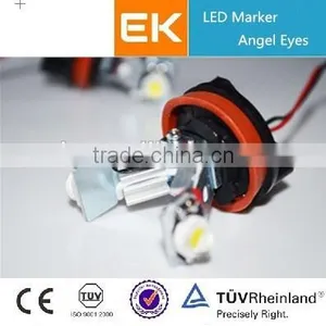 EK Favorites Compare High Power LED Angel Eyes Car Angel Eye Projector Headlights COB LED Angel Eyes thumbnail-1