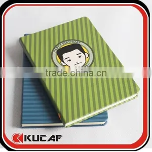 Stripe Design A5 PU Notebooks From Notebook Manufacturer thumbnail-2