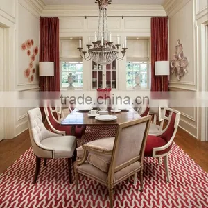 Home Rugs, Dining Room Rugs, Domeino Carpet With Fireproof thumbnail-1