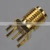 5 Insertion Female Straight PCB Through Hole SMA Connector thumbnail-1