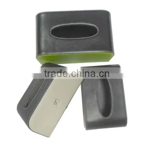 Leather Paper Tissue/napkin Box Holder thumbnail-1
