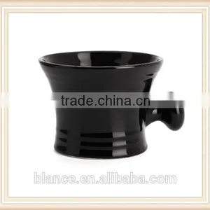 Ceramic Shaving Bowl Black Shaving Soap Mug Design thumbnail-3