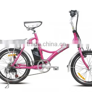 250W Christmas Promotion 20 Inch Folding Mini e Bike Motor Bike for Sale With Li-ion Battery thumbnail-1