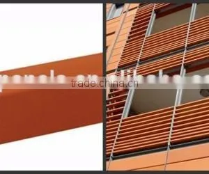 Fire Rated Louvers, Louver Screen , Ceramic Sticks,Terracotta Sunscreen Louver Terracotta Baguette And Stick for Wall Decoration thumbnail-1