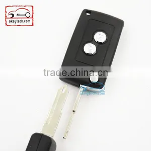 Okeytech Citroen Remote Key Shell for Citroen Modified Remote 206 Blank Key Shell Car Key 2 Button Shell thumbnail-3