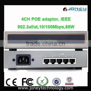 4CH POE Adaptor, Mega,IEEE 802.3af/at,10/100Mbps,65W(SPOE 04) thumbnail-3