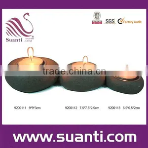 Wholesale Christmas Polyresin/glass Decorative Candle Holder thumbnail-1
