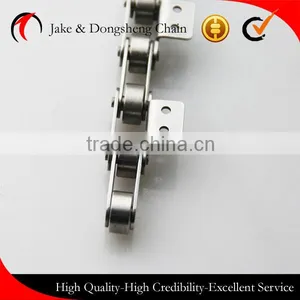 SUS C2042 Pitch 25.40 Food Line Machine Parts Large Roller Conveyor Chains With Attachments thumbnail-3