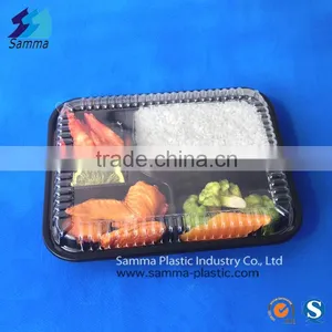 Plastic 4 Compartment Food Container thumbnail-2