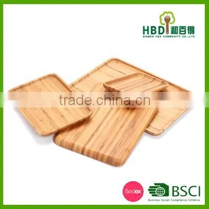China Suppliers Bamboo Wooden Food Plate,home Decoration Rectangle Dinner Plate,hotel Used Dinner Plates Wholesale thumbnail-2