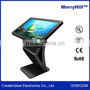 Floor Stand Interactive Kiosk PC 84 Inch LCD Touchscreen 4K Monitor With Built In Computer thumbnail-2