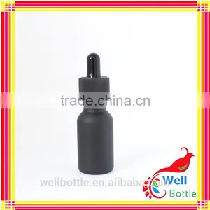 Child Proof Glass Dropper Bottle With Black Frosted Glass Bottle for Mini Glass Dropper Bottle thumbnail-1
