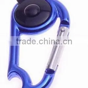 Promotional Aluminium Mini Led Torch With Carabiner thumbnail-1