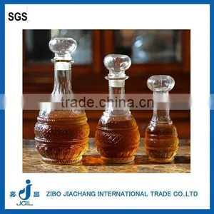 Glass Vodka Wine Bottles With Cork Lid TY42 thumbnail-1