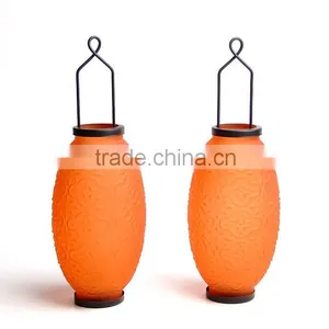 Cheap Hotsale Colorful Painted Frosted Glass Vase for Home Decoration thumbnail-2