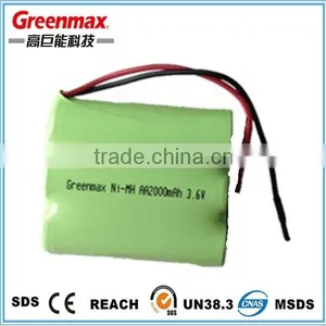 2/3AAA 300mAh Rechargeable Ni-mh 7.2v Battery thumbnail-1