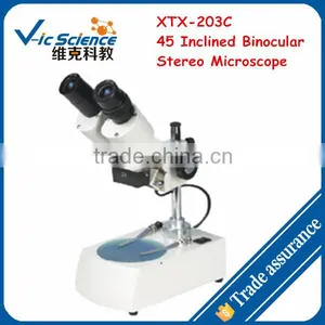 XTX-203C 45 Inclined Binocular Stereo Microscope thumbnail-1