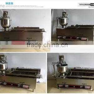 Hot Sale 220V 3000w T101 Commercial Industrial Mini Auto Donut Machine With Three Molds 50mm, 60mm, 80mm for Sale thumbnail-2