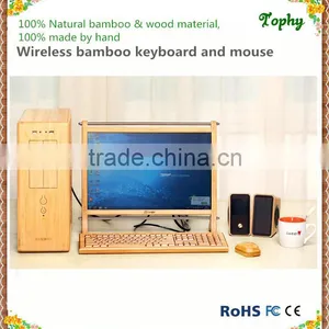 High End 2.4G Wireless Keyboard and Mouse Combo Set Supply Cheap Bamboo Wireless Keyboard and Mouse thumbnail-6